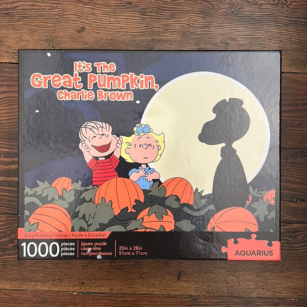 Charlie Brown Halloween puzzle
